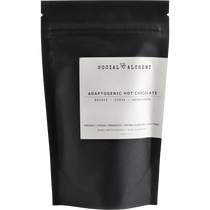Social Alchemy Adaptogenic Hot Chocolate — front pack image (UHP)