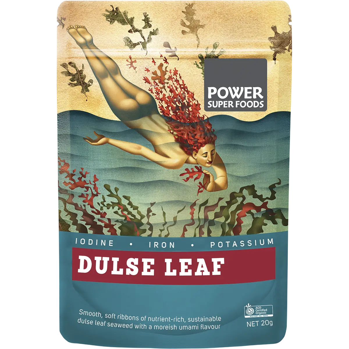 Power Super Foods Organic Red Dulse Leaf