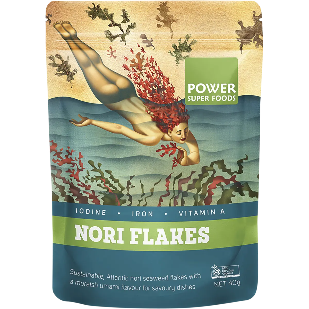 Power Super Foods Natural Nori Flakes - 30g