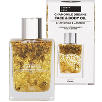 Summer Salt Body Face & Body Oil With 24K Gold Chamomile Dream - Citrine Quartz 100ml — front pack image (UHP)
