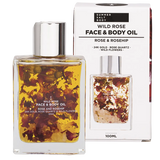 Summer Salt Face & Body Oil With 24K Gold Wild Rose - Rose Quartz 100ml — front pack image (UHP)