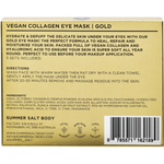 Summer Salt Body Vegan Collagen Eye Mask Gold — back pack image (UHP)