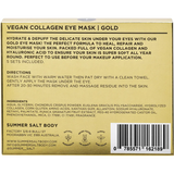 Summer Salt Body Vegan Collagen Eye Mask Gold — back pack image (UHP)