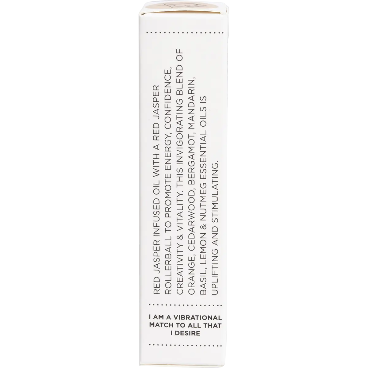 Summer Salt Body Essential Oil Roller with 24K Gold Energy - Red Jasper — side pack image (UHP)