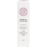 Summer Salt Body Essential Oil Roller With 24K Gold Love - Rose Quartz Crystals 10ml — official UHP product image 5
