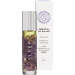 Summer Salt Body Essential Oil Roller With 24K Gold Sleep - Amethyst Crystals 10ml — front pack image (UHP)