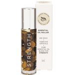 Summer Salt Body Essential Oil Roller 24K Gold Strength Tiger Eye 10ml