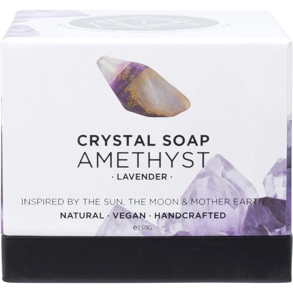 Summer Salt Body Crystal Soap Amethyst - Lavender 150g