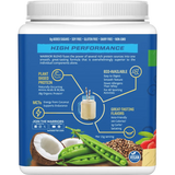 Sunwarrior Protein Powder Warrior Blend Vanilla — side pack image (UHP)