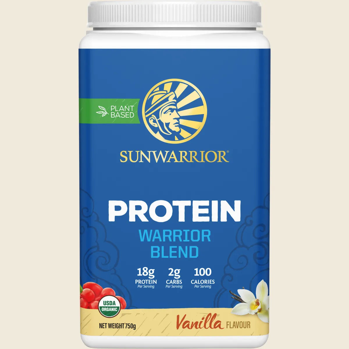 Sunwarrior Protein Powder Warrior Blend Vanilla