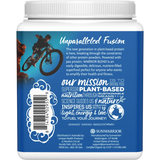 Sunwarrior Protein Powder Warrior Blend Chocolate — back pack image (UHP)