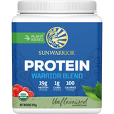 Sunwarrior Protein Powder Warrior Blend Unflavoured — front pack image (UHP)