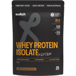 Switch Nutrition Perform Whey Protein Isolate Hasta Cert Chocolate Milk 750g — replacement front image (official Switch Nutrition)
