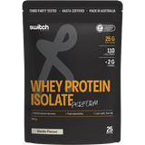 Switch Nutrition Perform Whey Protein Isolate Hasta Cert Vanilla 750g — replacement front image (official Switch Nutrition)