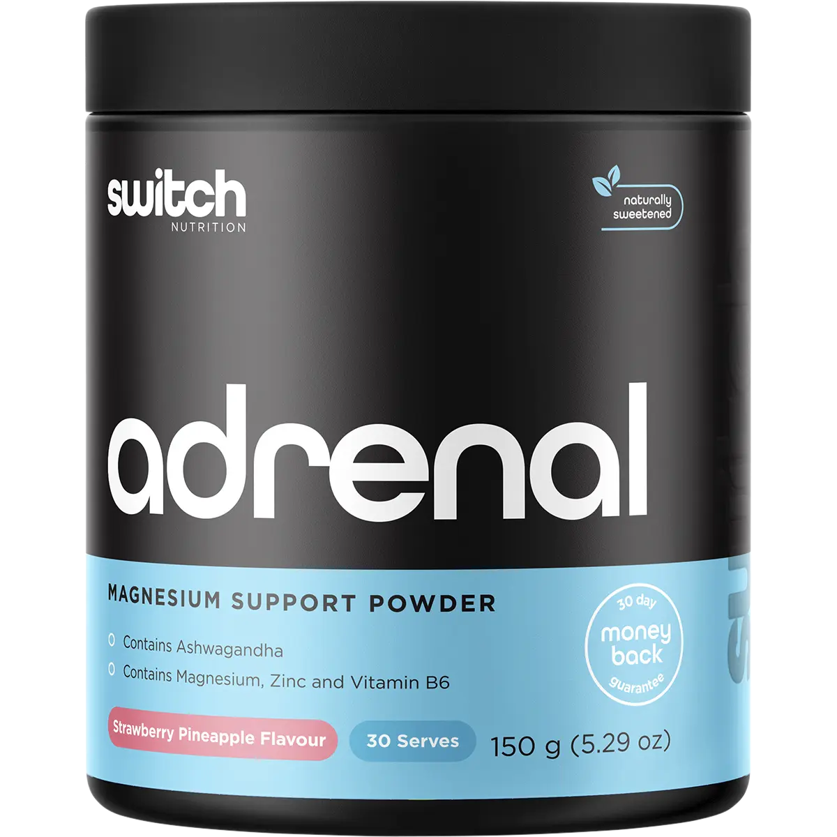 Switch Nutrition Adrenal Magnesium Support Formula Strawberry Pineapple 150g