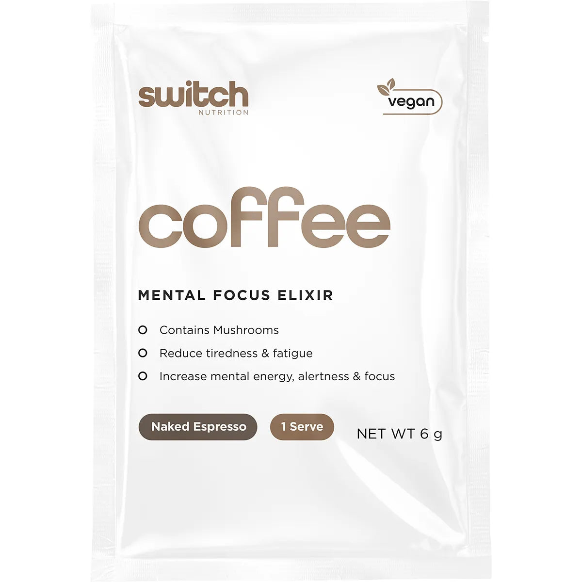 Switch Nutrition Coffee Mental Focus Elixir 25pk