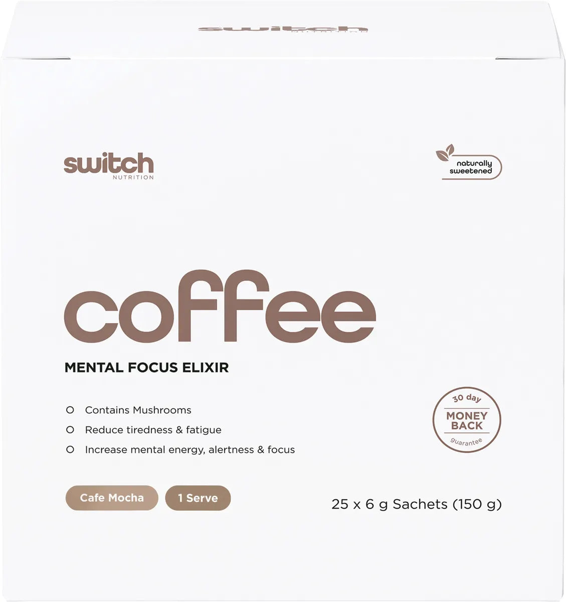 Switch Nutrition Coffee Mental Focus Elixir 25pk