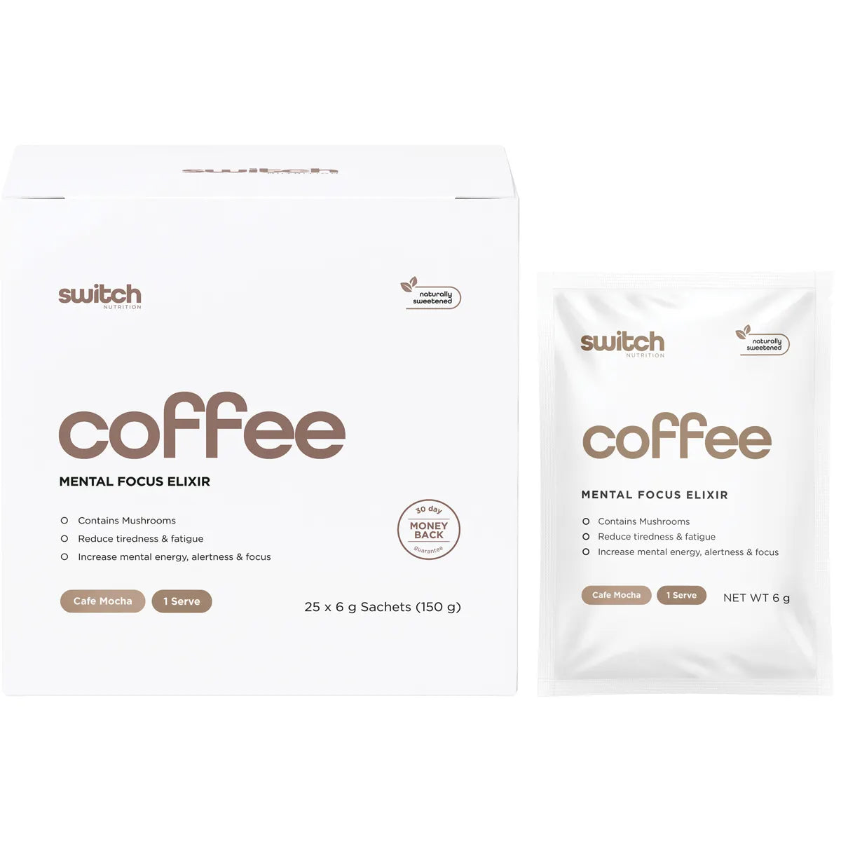 Switch Nutrition Coffee Mental Focus Elixir 25pk