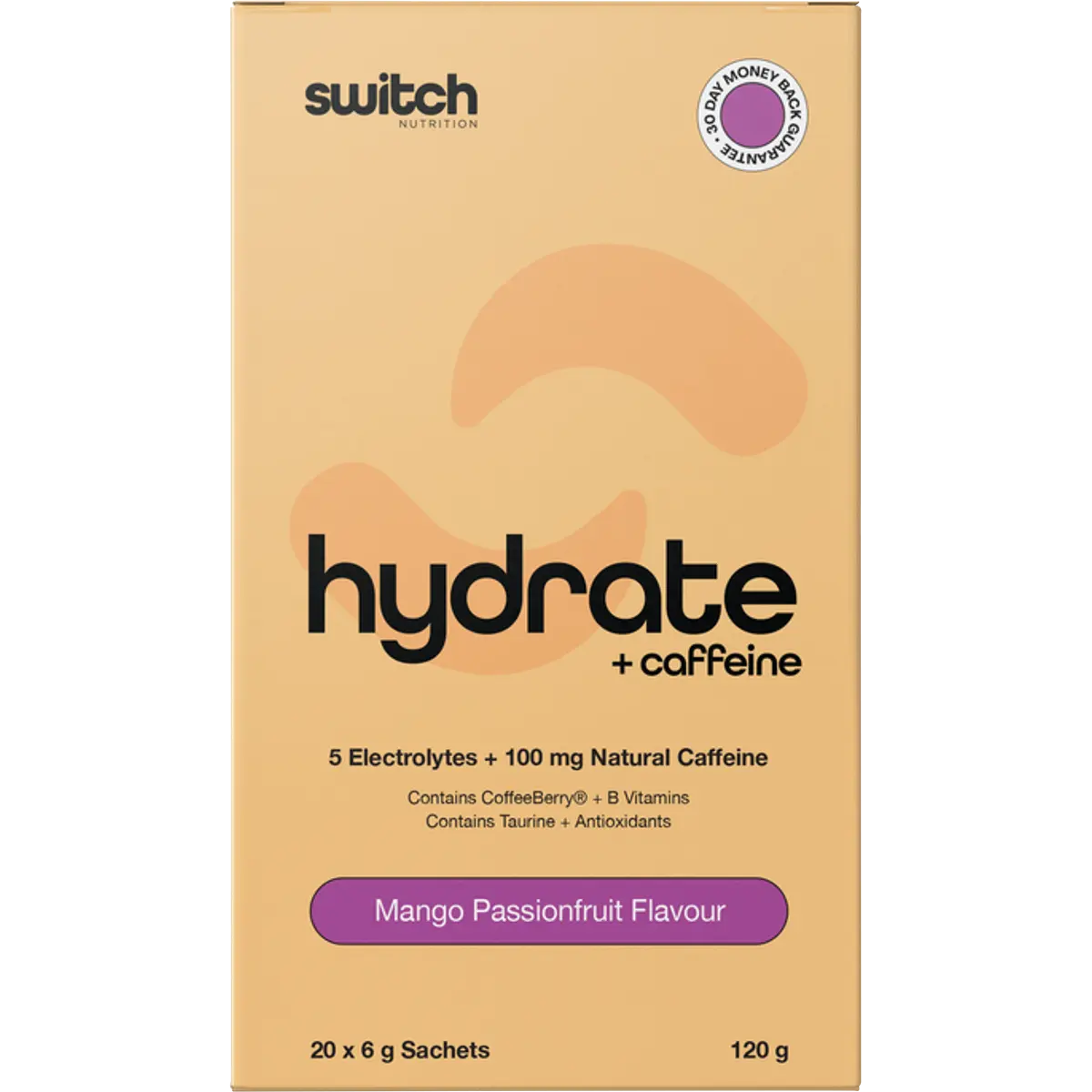 Switch Nutrition Hydrate + Caffeine Mango Passionfruit