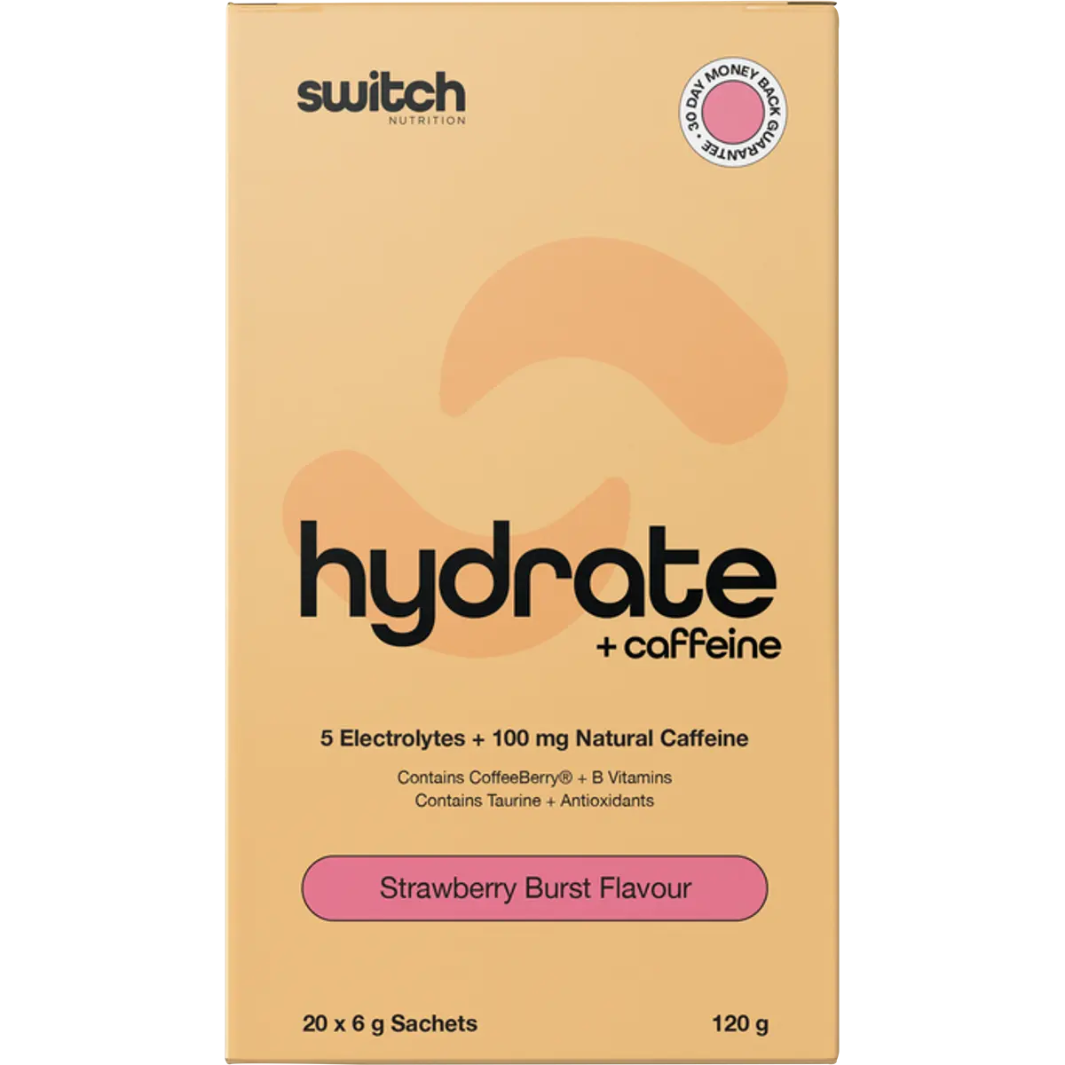 Switch Nutrition Hydrate + Caffeine Strawberry Burst