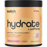 Switch Nutrition Hydrate + Caffeine Strawberry Burst — replacement front image (official Switch Nutrition)