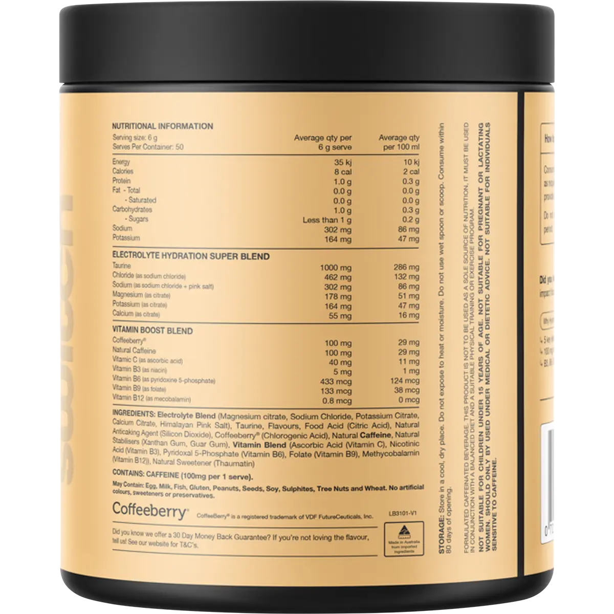 Switch Nutrition Hydrate + Caffeine Strawberry Burst — secondary image (UHP Image2)