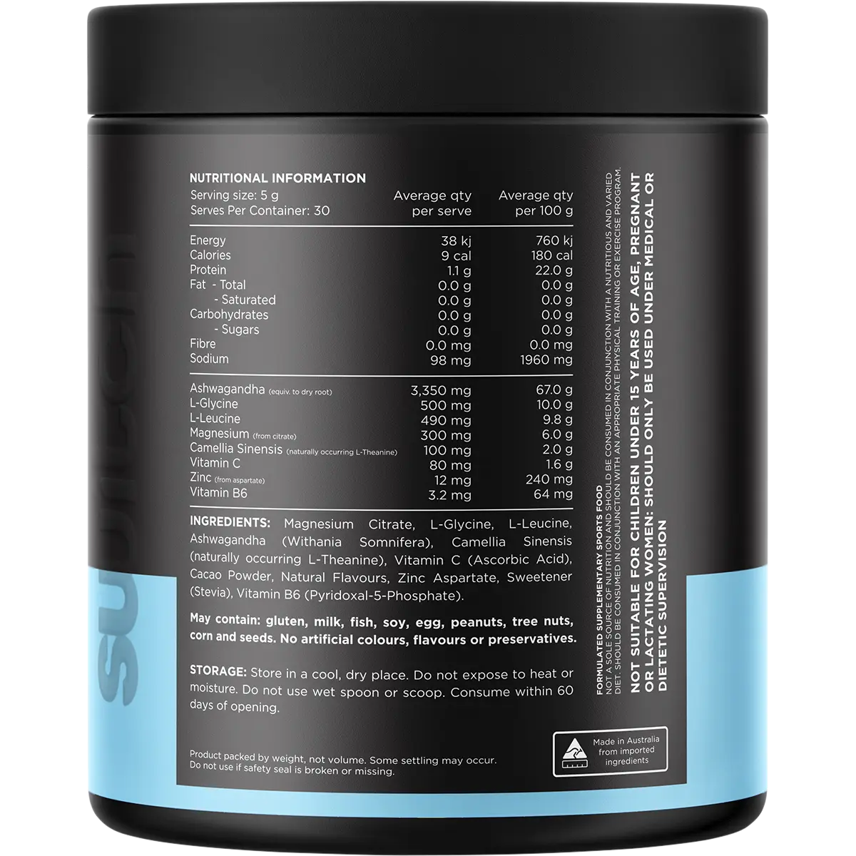 Switch Nutrition Adrenal Magnesium Support Formula Chocolate