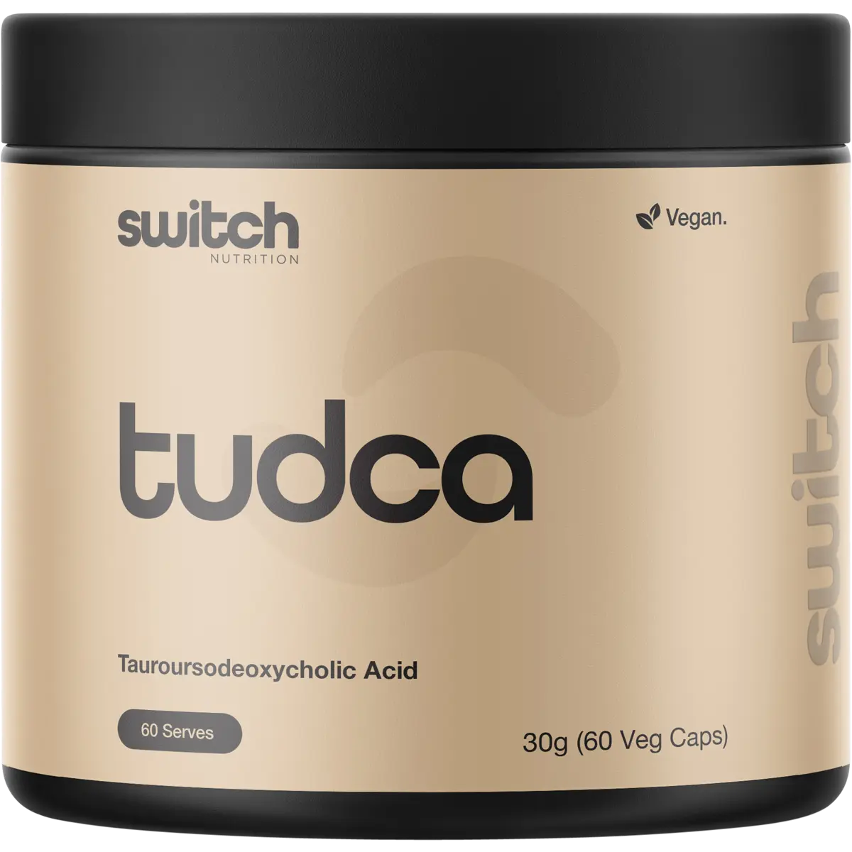 Switch Nutrition TUDCA 60 Caps — replacement front image (official Switch Nutrition)