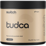 Switch Nutrition TUDCA 60 Caps — replacement front image (official Switch Nutrition)