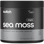 Switch Nutrition Sea Moss 10:1 Organic Irish Sea Moss Capsules 60 Caps by Switch Nutrition