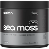 Switch Nutrition Sea Moss 10:1 Organic Irish Sea Moss Capsules 60 Caps by Switch Nutrition
