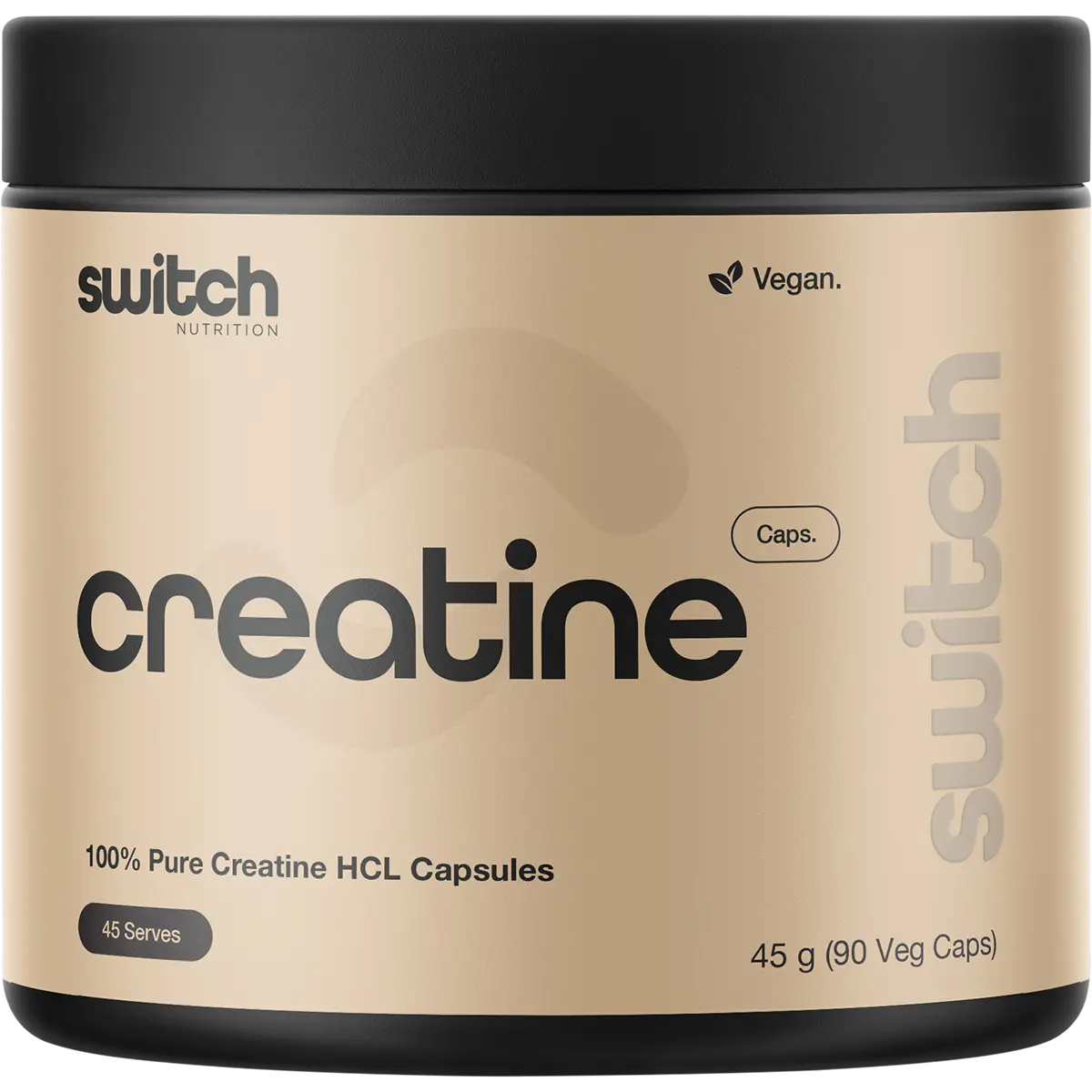 Switch Nutrition Creatine 100% Pure HCL — front pack image (UHP)