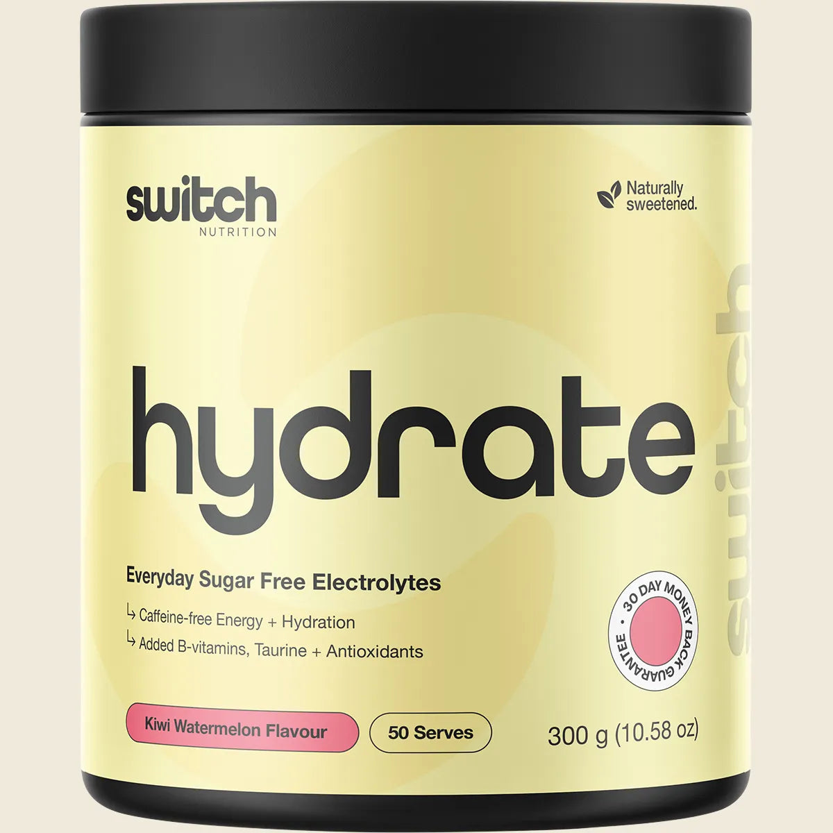 Switch Nutrition Hydrate Electrolytes No Added Sugar Kiwi Watermelon