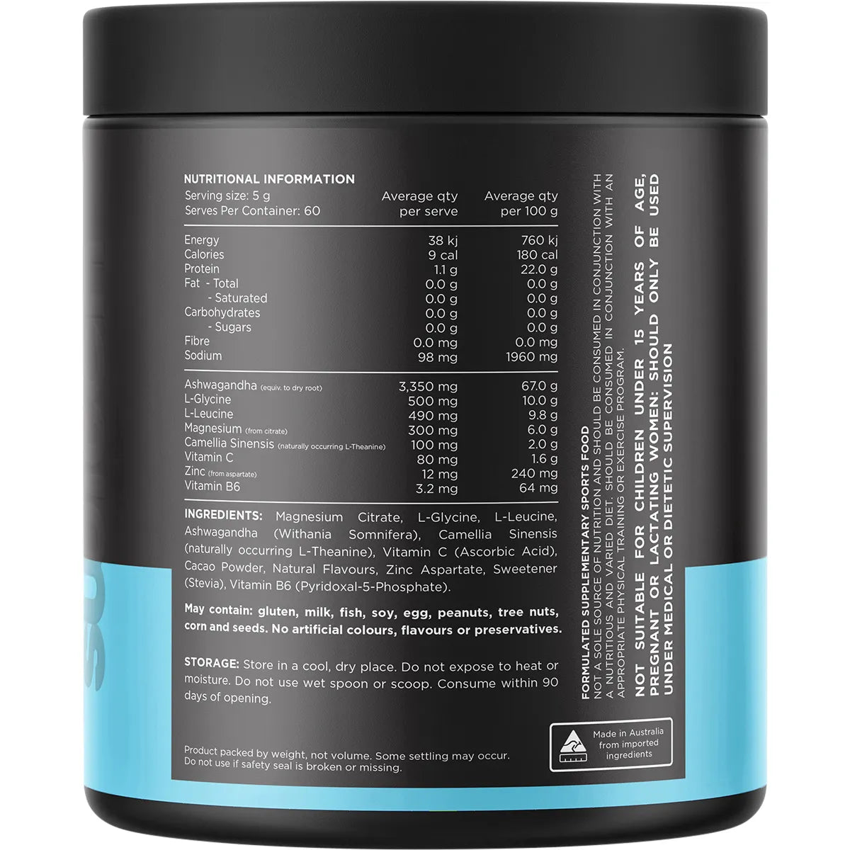 Switch Nutrition Adrenal Magnesium Support Formula Chocolate