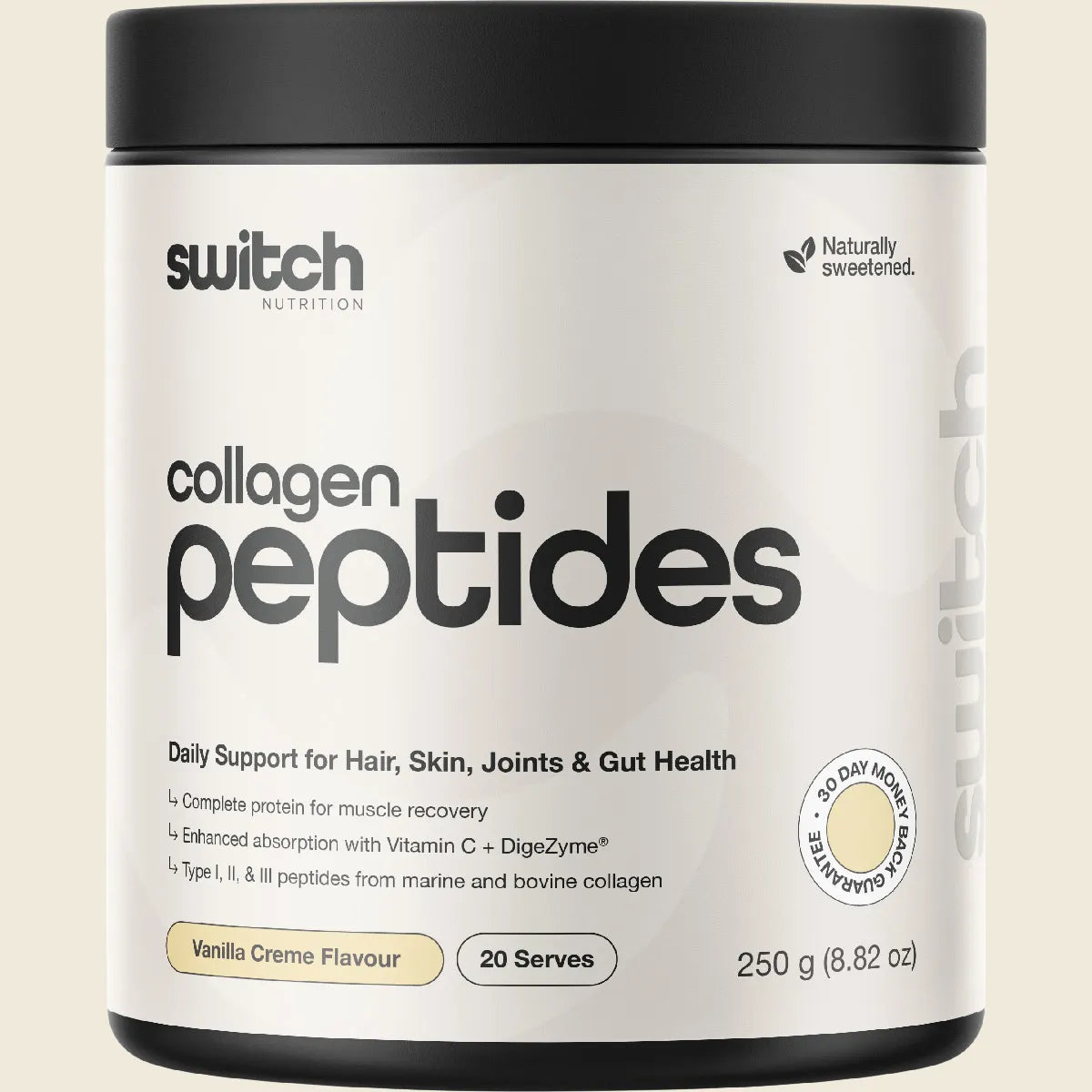 Switch Nutrition Hydrolysed Collagen Protein Vanilla Creme Switch Nutrition