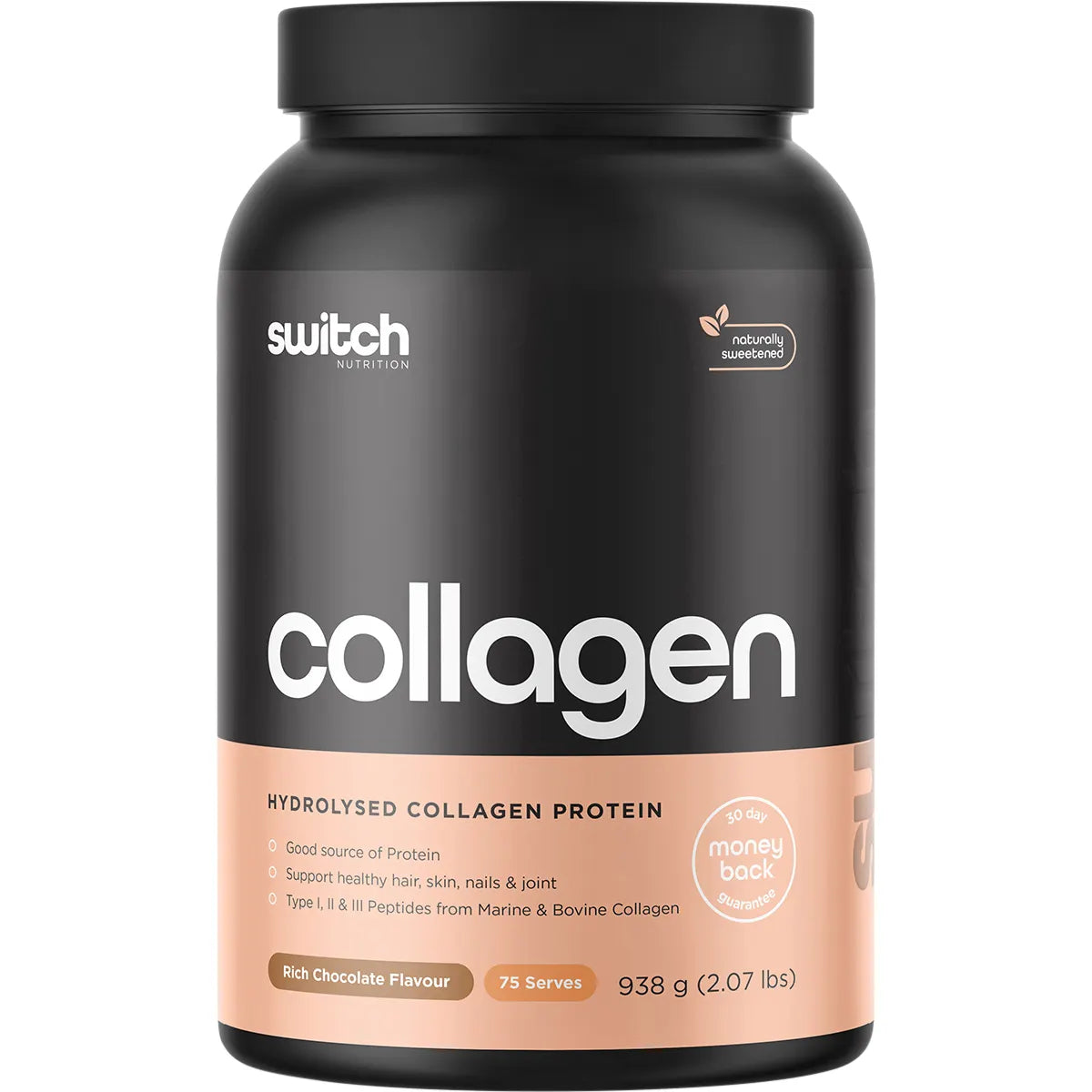 Switch Nutrition Hydrolysed Collagen Protein  Rich Chocolate