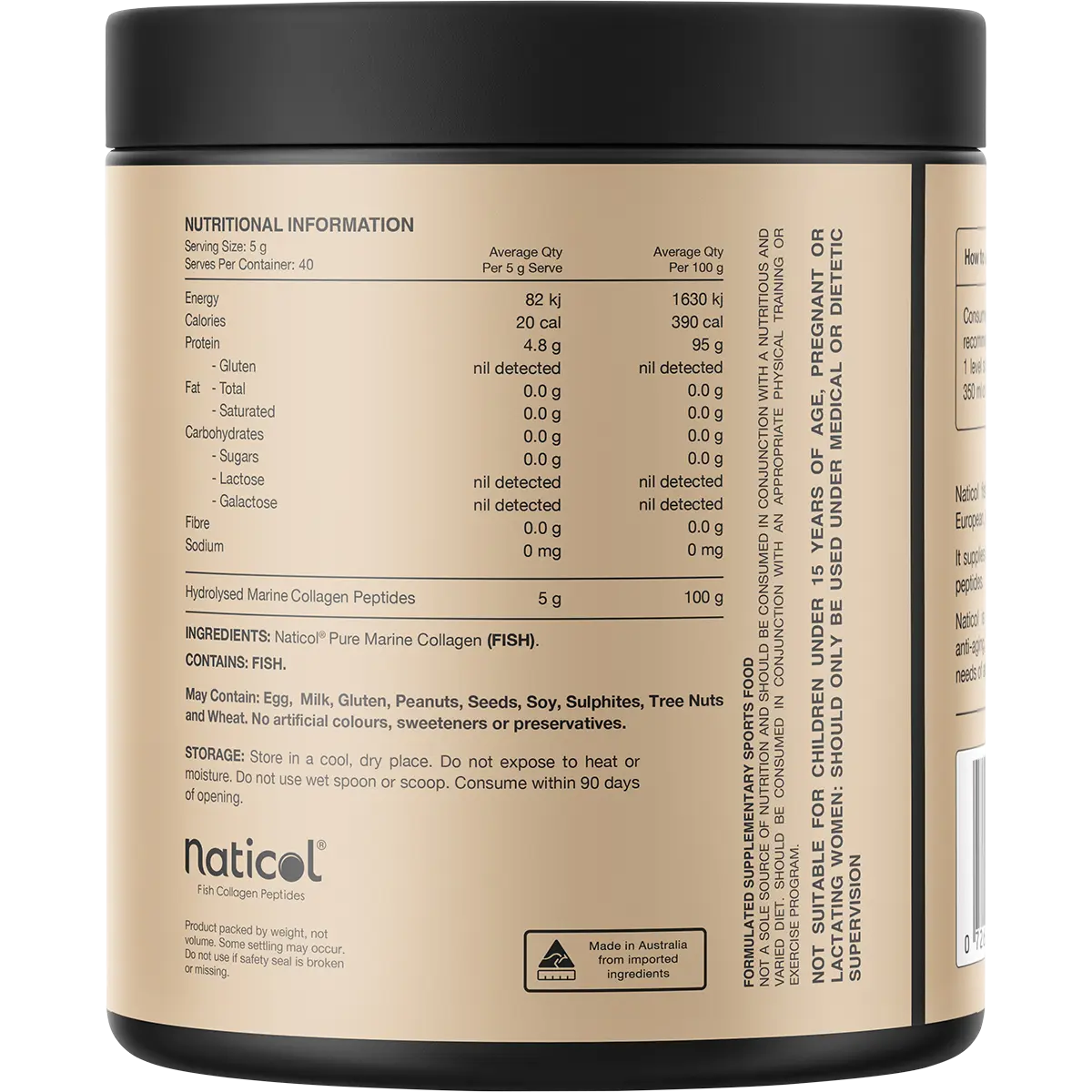 Switch Nutrition Marine Collagen 100% Pure Unflavoured 200g