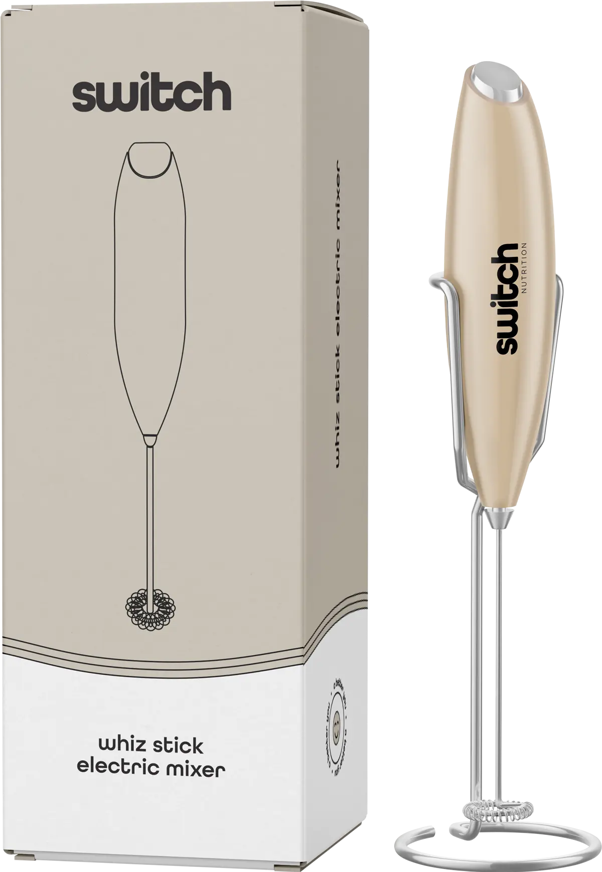 Switch Nutrition Whiz Stick Electric Mixer Beige — secondary image (UHP Image2)
