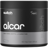 Switch Nutrition Alcar 100% Pure Acetyl L-Carnitine 60 Caps