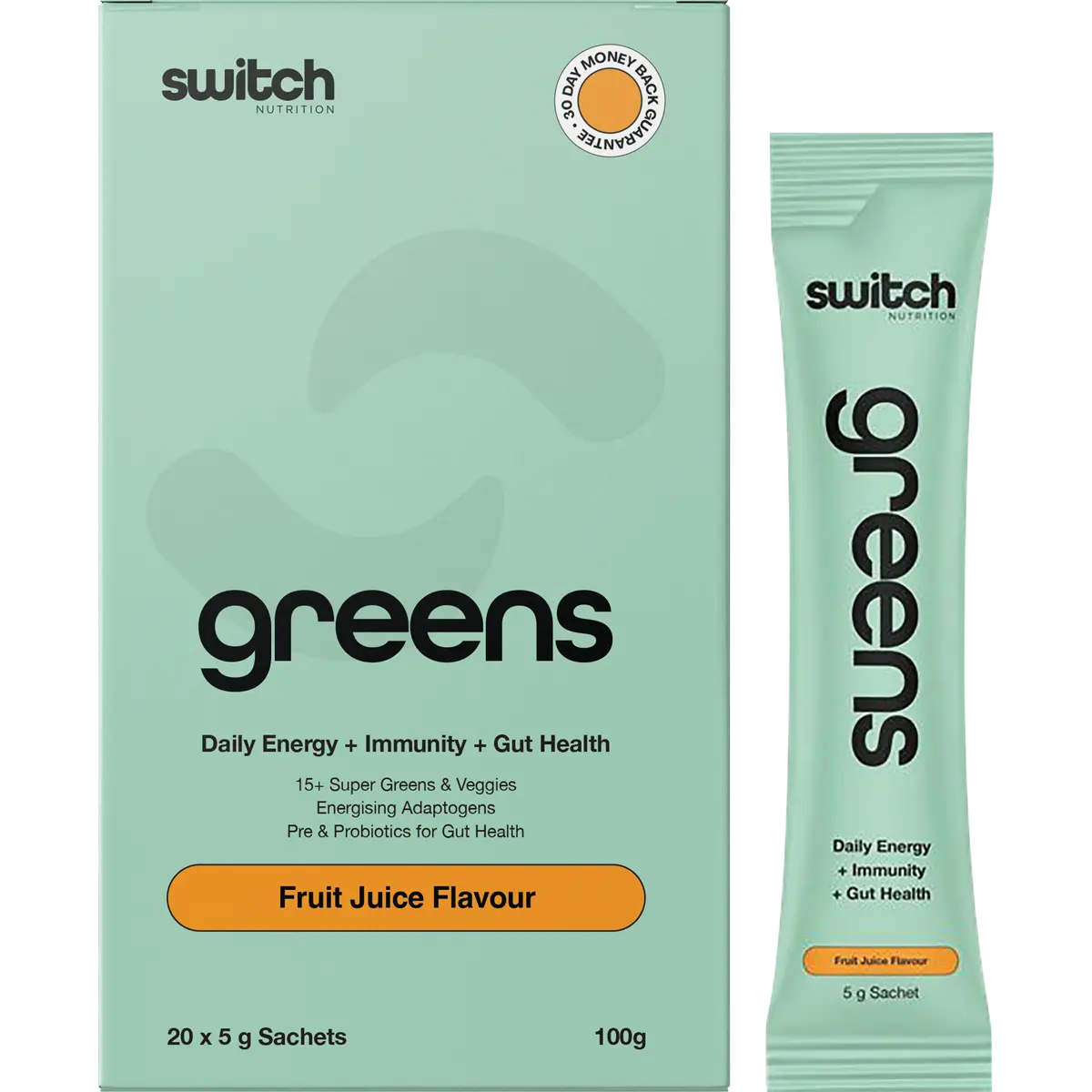 Switch Nutrition Greens Fruit Juice — official UHP product image 2