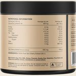 Switch Nutrition Tart Cherry Extract Powder 50:1 Unflavoured 30g — exact back label and nutrition image