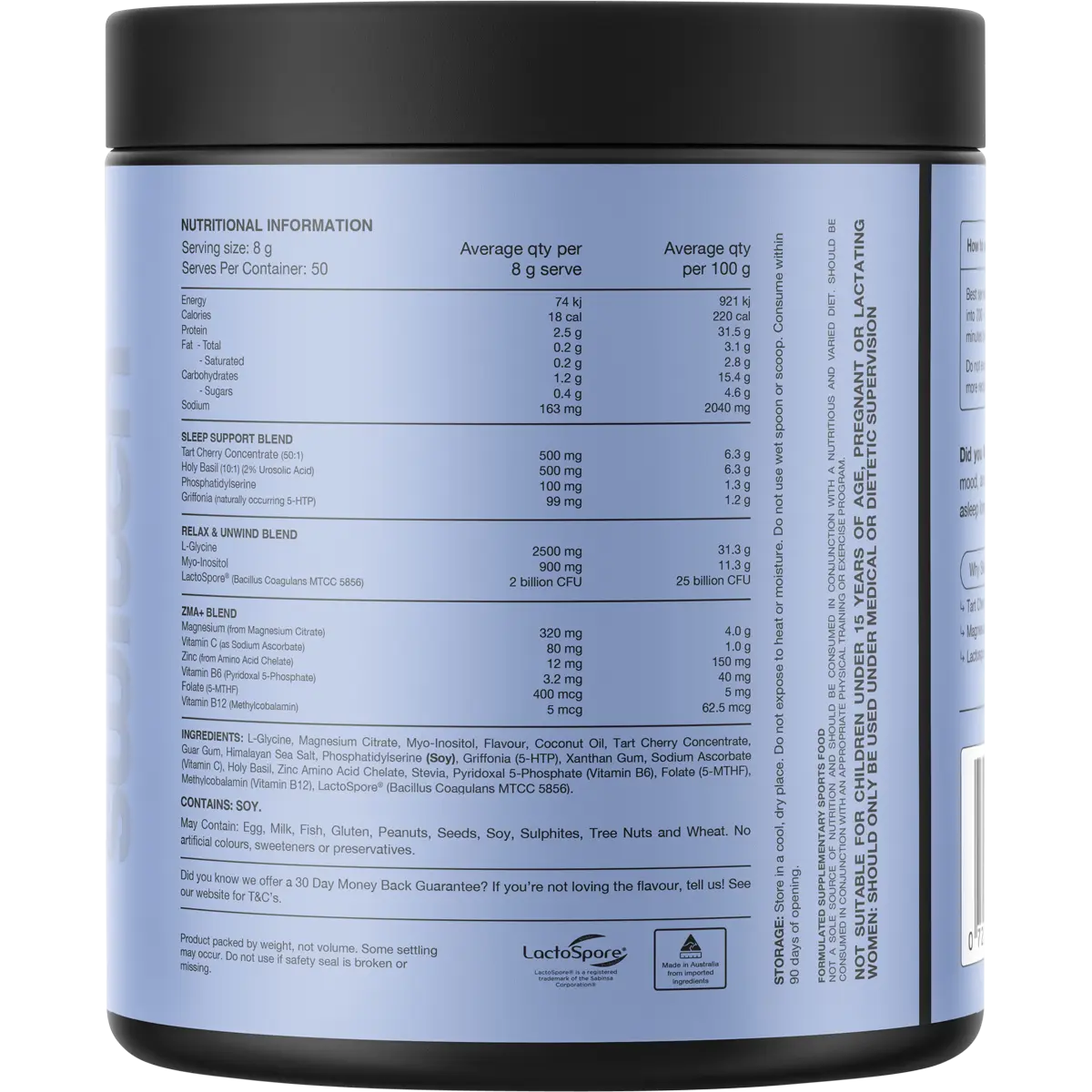 Switch Nutrition Sleep Magnesium Salted Caramel 400g