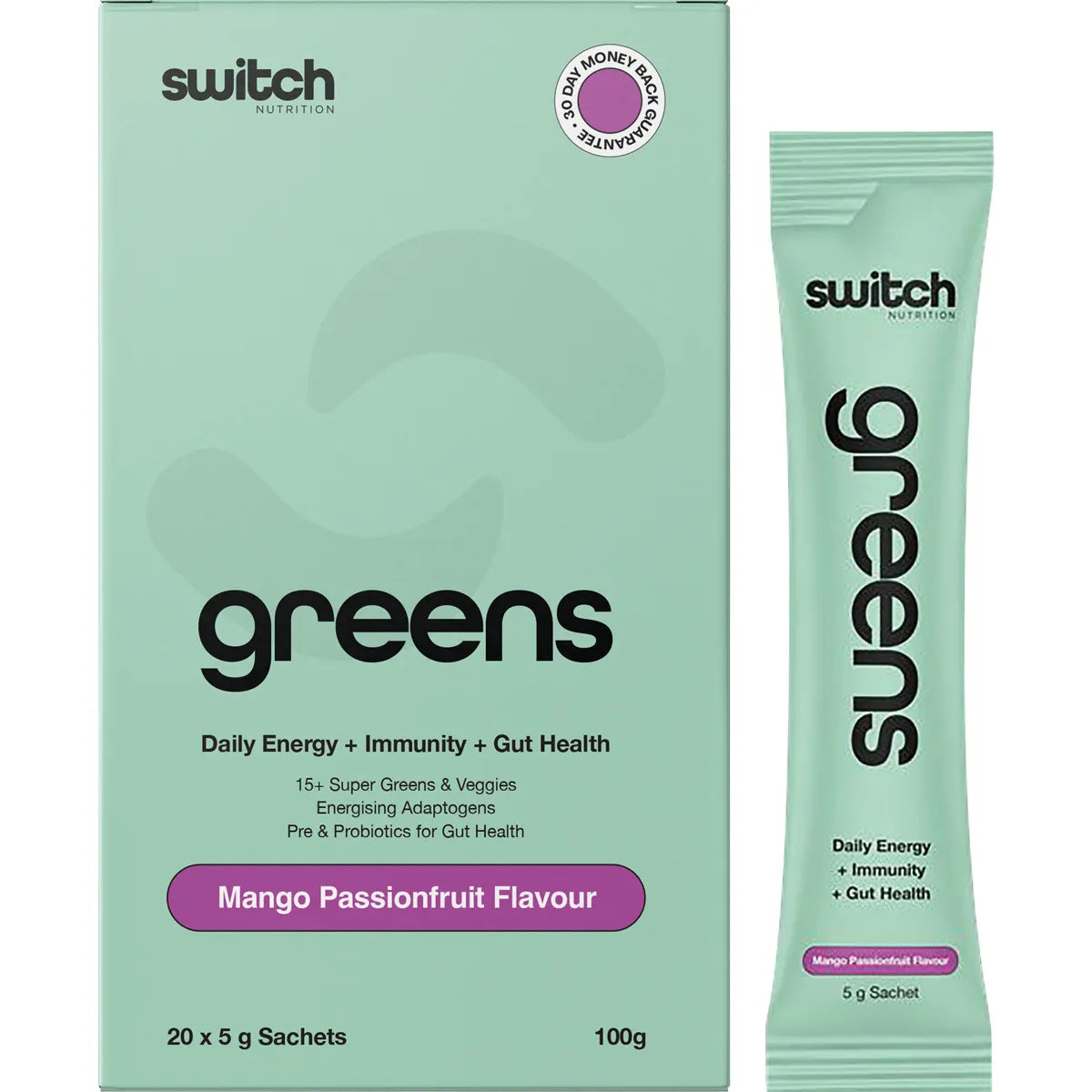 Switch Nutrition Greens Mango Passionfruit