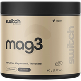 Switch Nutrition Mag3 100% Pure Magnesium L-Threonate 60g — front pack image (UHP)