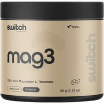 Switch Nutrition Mag3 100% Pure Magnesium L-Threonate 60g — front pack image (UHP)