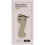 Switch Nutrition Daily Shaker with Blender Ball Sage Green 800ml — pack and display view