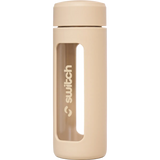 Switch Nutrition Glass Water Bottle with Tea Strainer 460ml
