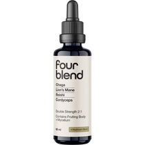 Switch Nutrition Four Blend Double Strength 2:1 Mushroom Liquid Extract 60ml — replacement front image (official Switch Nutrition)