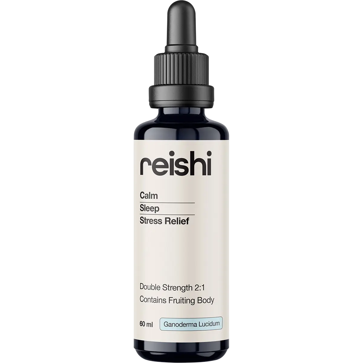 Switch Nutrition Reishi Double Strength 2:1 Mushroom Liquid Extract 60ml — replacement front image (official Switch Nutrition)