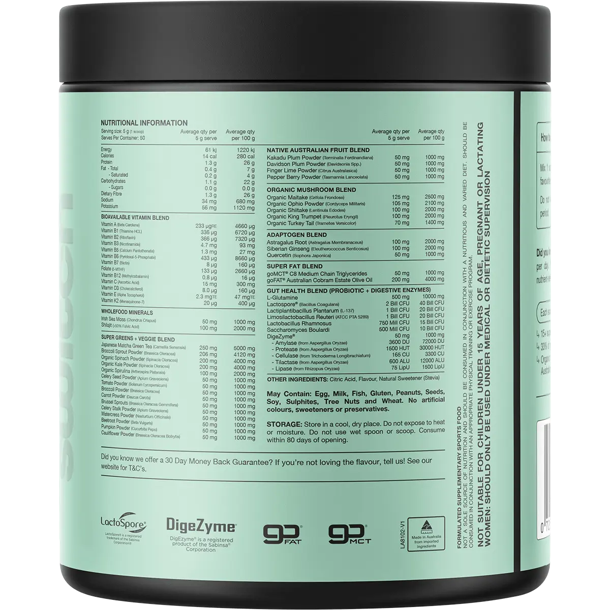 Switch Nutrition Greens Fruit Juice — secondary image (UHP Image2)